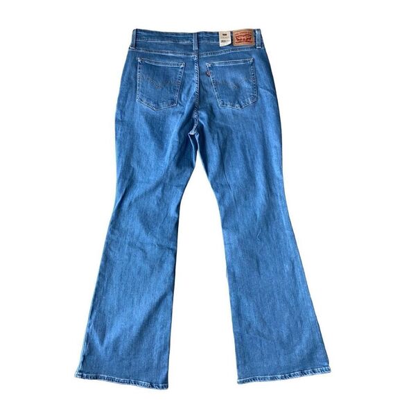 LEVI'S Women's 726 High Rise Slim Fit Flare Jeans - Picture 5 of 10